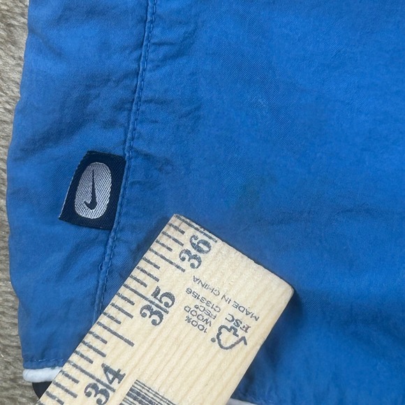 Nike Mens Blue Colorblock Mesh Lined Athletic Shorts Small Swim Trunks - Picture 5 of 10